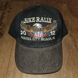 NWT 2012 Bike Rally Panama City Beach FL Florida Biker Hat Cap One Size Fit All